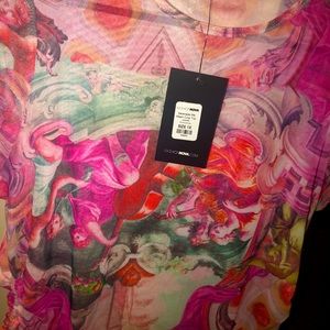 Crop top see through top